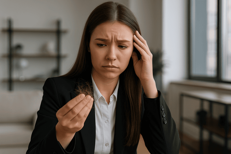 Stressbedingter Haarausfall – das kannst du dagegen tun Stressbedingter Haarausfall – das kannst du dagegen tun
