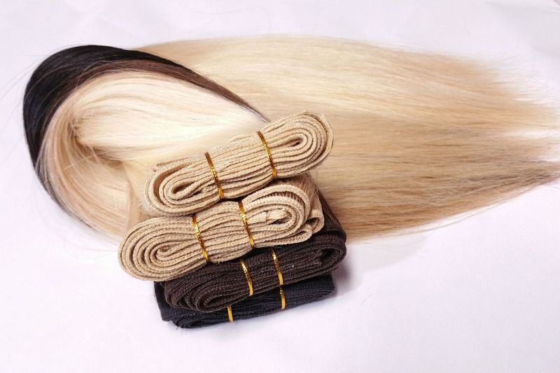 Hair Extensions with Wefts
