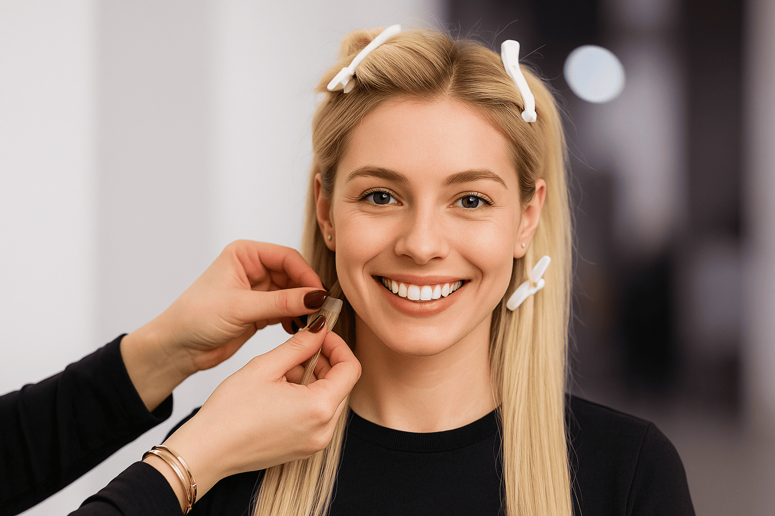 Haare kleben – ein haarschonender Weg zu deiner Traumfrisur