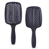 Hairbrush double -sided with wild boar bristles