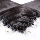 Premium raw hair microring extensions