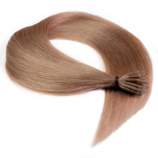 Premium Nanoring Extensions 40cm #8/01 Hellblond Natur-Asch