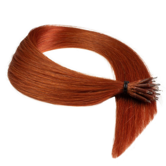 Premium Nanoring Extensions 40cm #8/43 Hellblond Rot-Gold