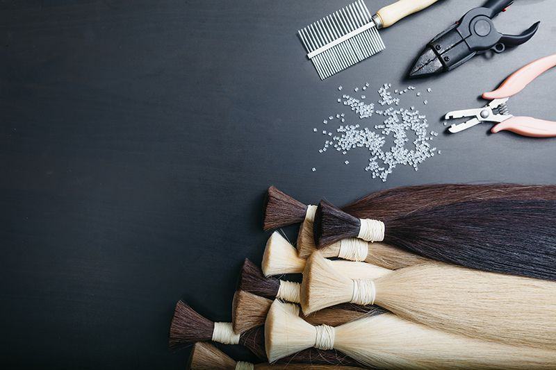 schnitthaar-extensions-loose-haar-bonden